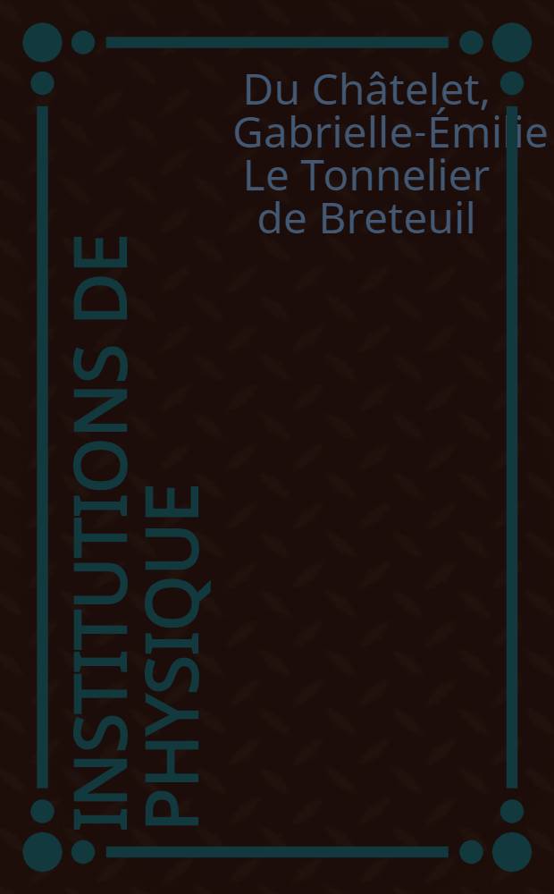 Institutions de physique