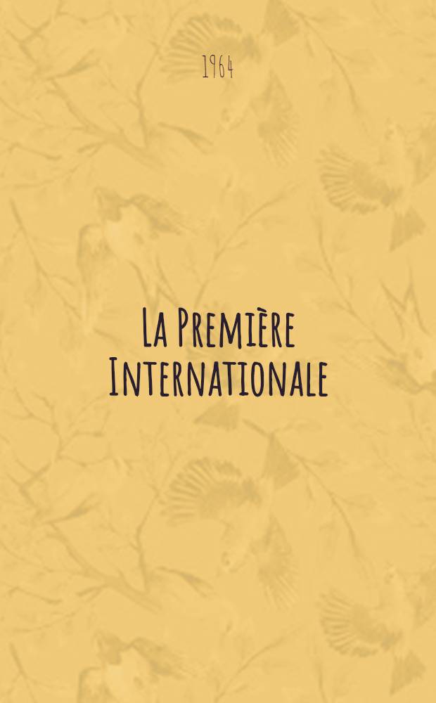 La Première Internationale