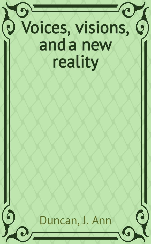 Voices, visions, and a new reality : Mexican fiction since 1970