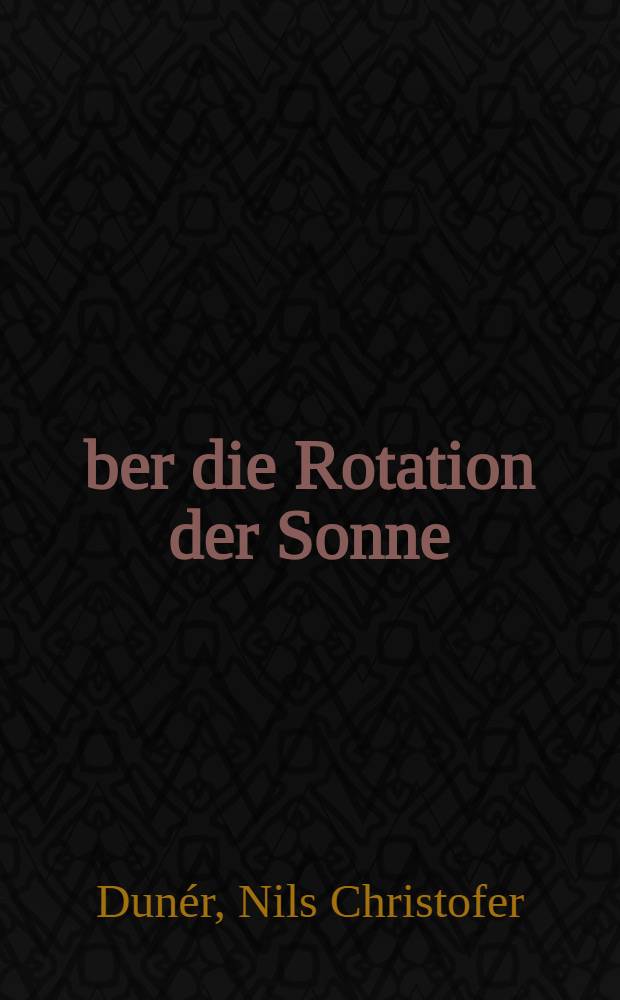 Über die Rotation der Sonne