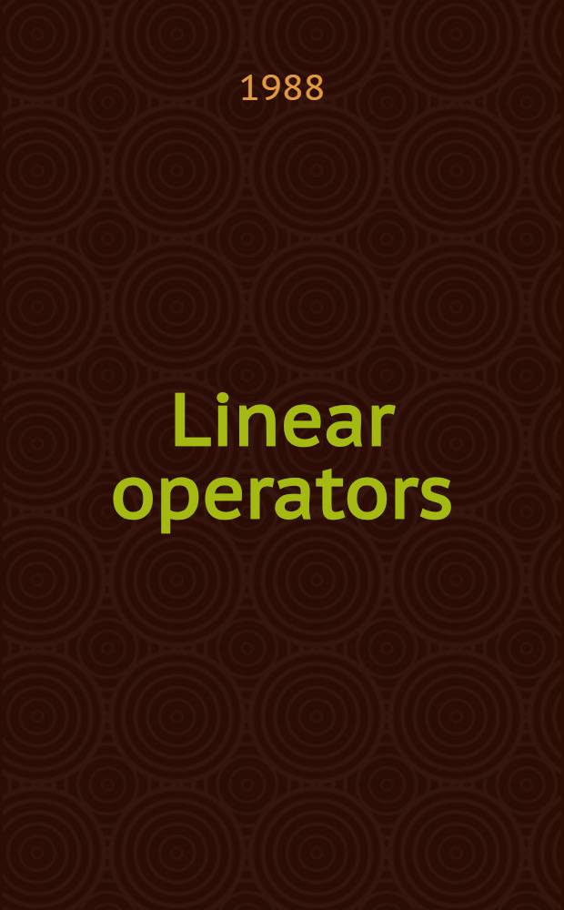 Linear operators