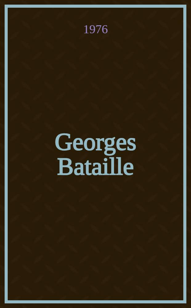 Georges Bataille
