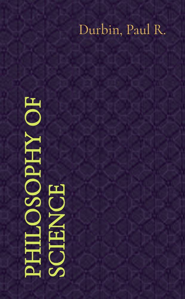 Philosophy of science : An introduction