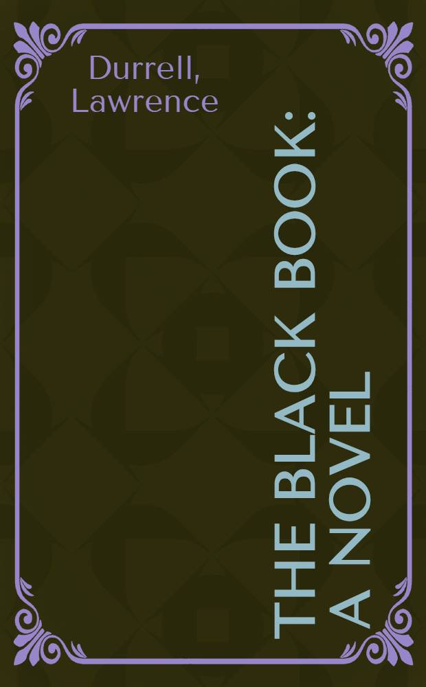 The black book : A novel
