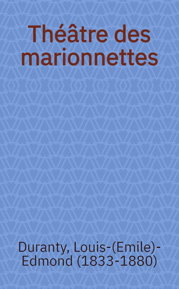 Théâtre des marionnettes