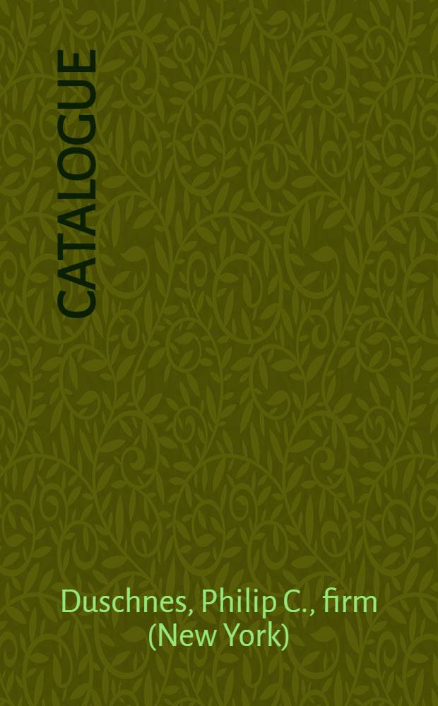 Catalogue