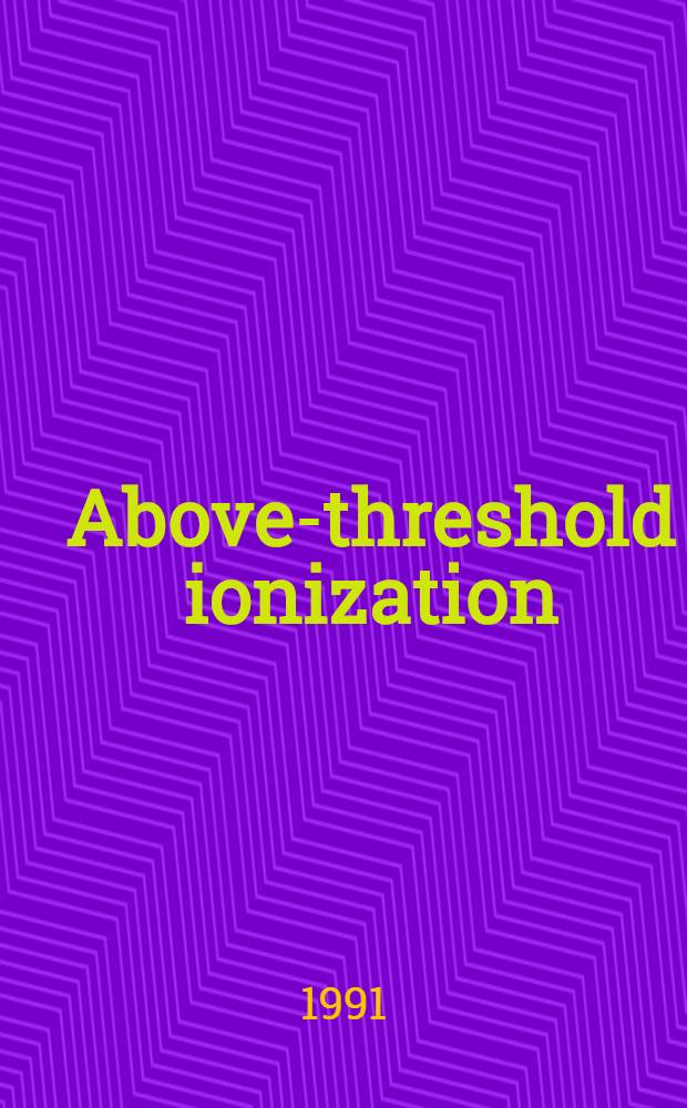 Above-threshold ionization