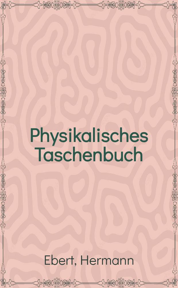 Physikalisches Taschenbuch