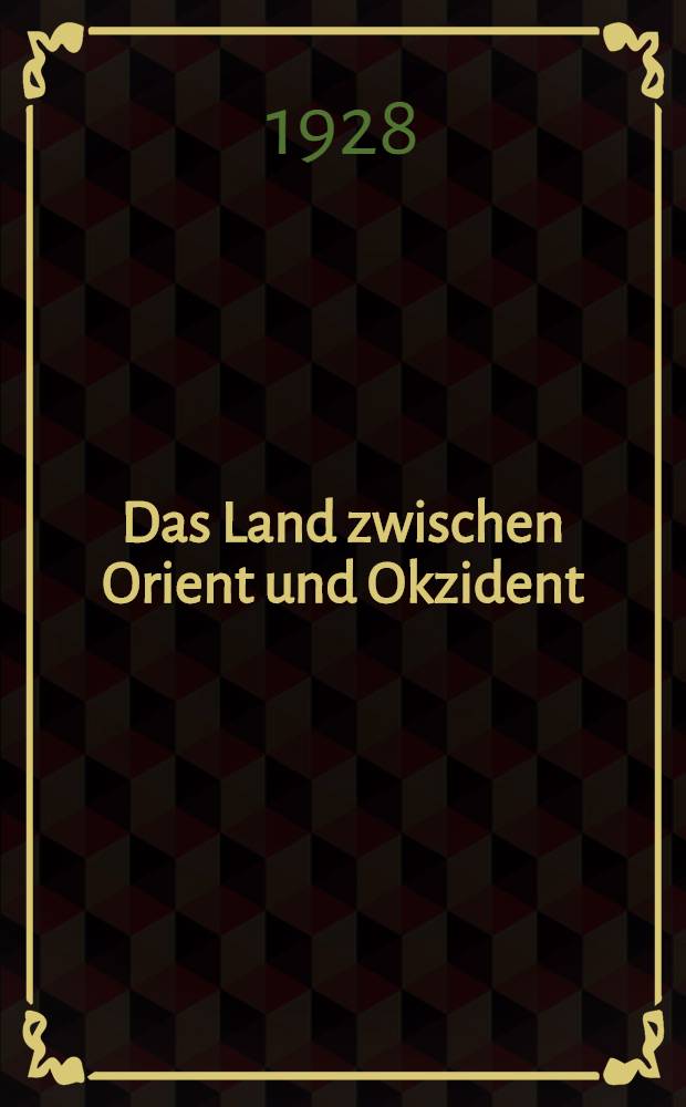 Das Land zwischen Orient und Okzident : Spanische Reise eines Juden