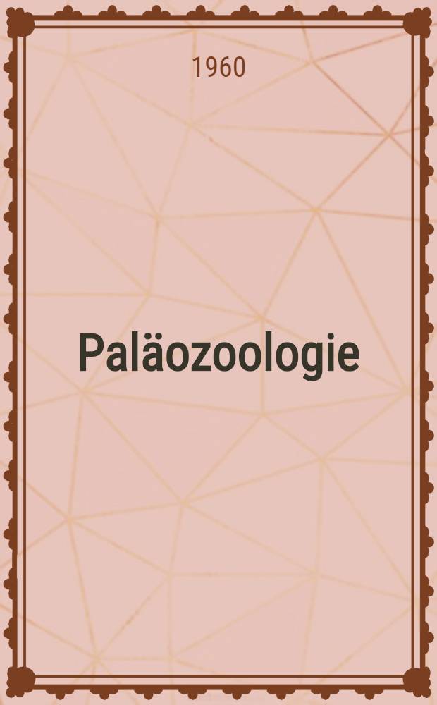 Paläozoologie