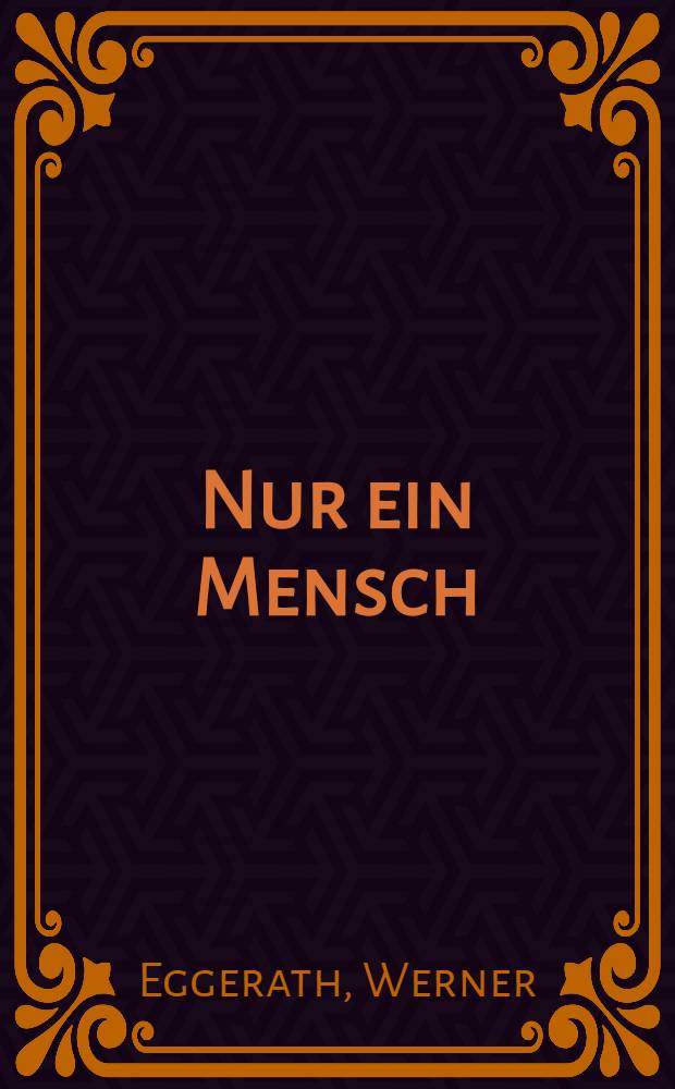 Nur ein Mensch