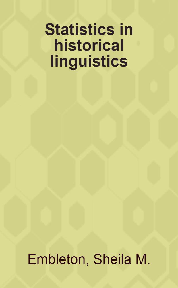 Statistics in historical linguistics
