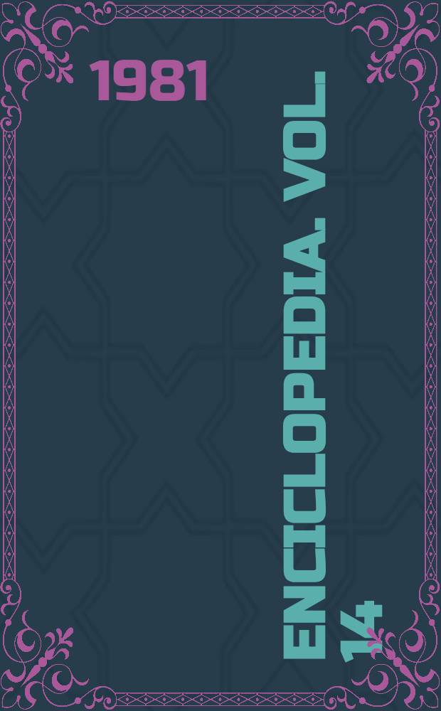 Enciclopedia. Vol. 14 : Tema / motivo - Zero