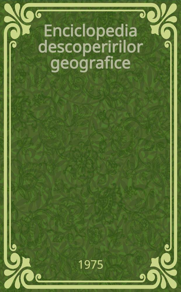 Enciclopedia descoperirilor geografice