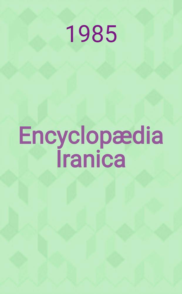 Encyclopædia Iranica