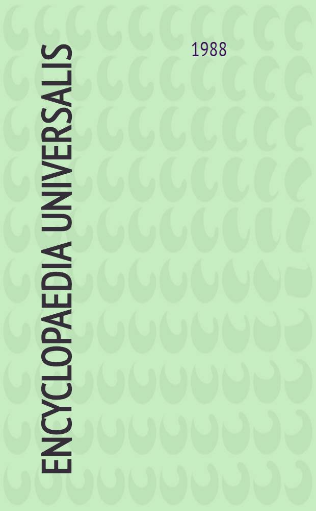 Encyclopaedia universalis : Corpus. 2 : Analogie - Automation
