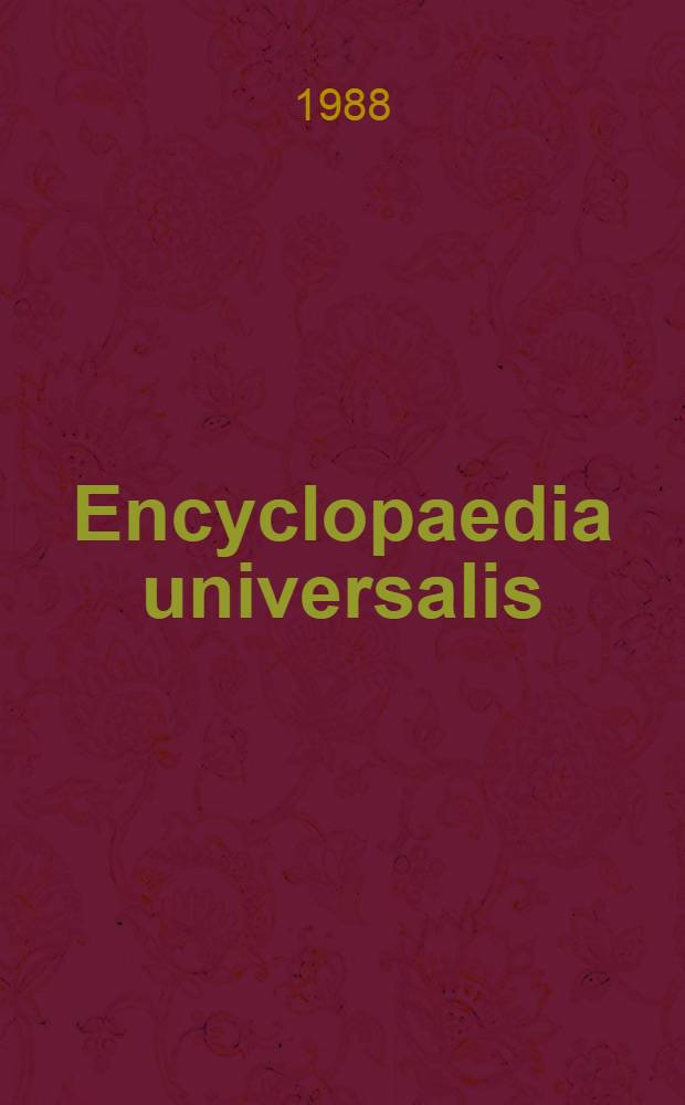 Encyclopaedia universalis : Corpus. 14 : Pascoli - Powys