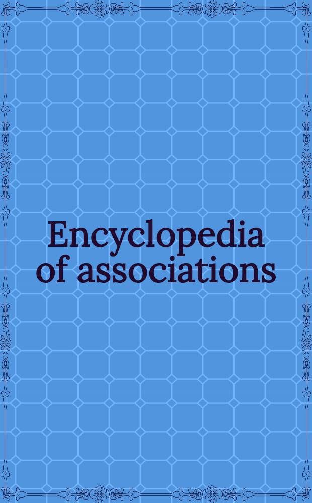 Encyclopedia of associations
