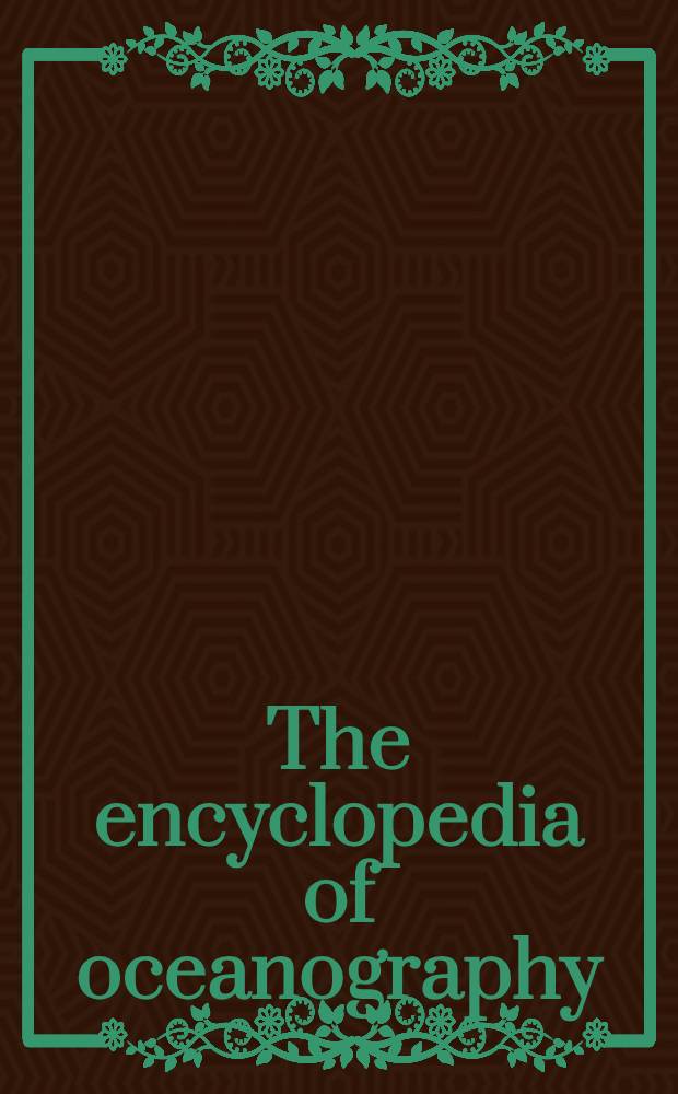 The encyclopedia of oceanography