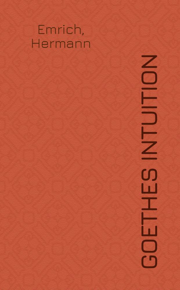 Goethes Intuition