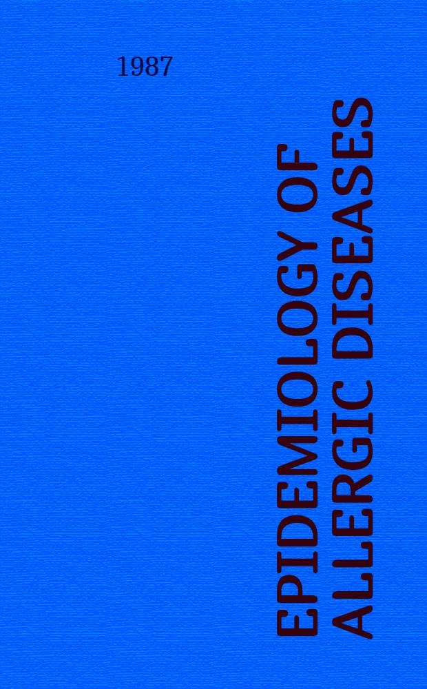 Epidemiology of allergic diseases
