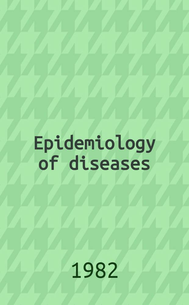 Epidemiology of diseases