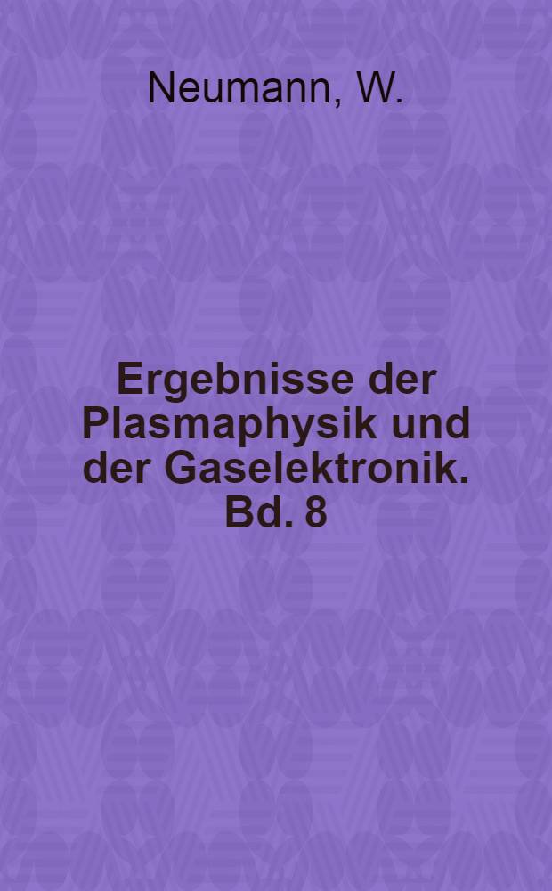 Ergebnisse der Plasmaphysik und der Gaselektronik. Bd. 8 : The mechanism of the thermoemitting arc cathode