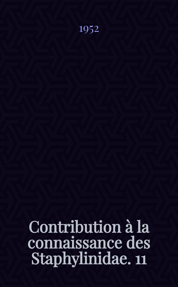 Contribution &agrave; la connaissance des Staphylinidae. 11 : Sur quelques Stilicus &eacute;thiopiens apt&egrave;res