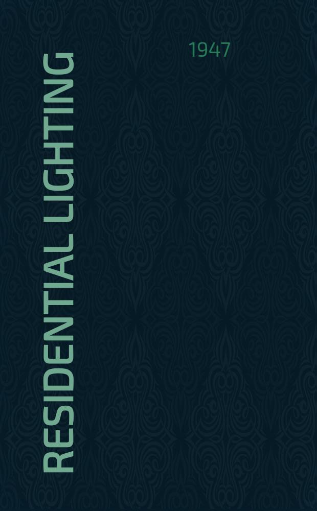 Residential lighting