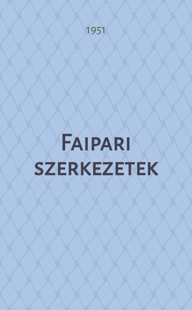 Faipari szerkezetek