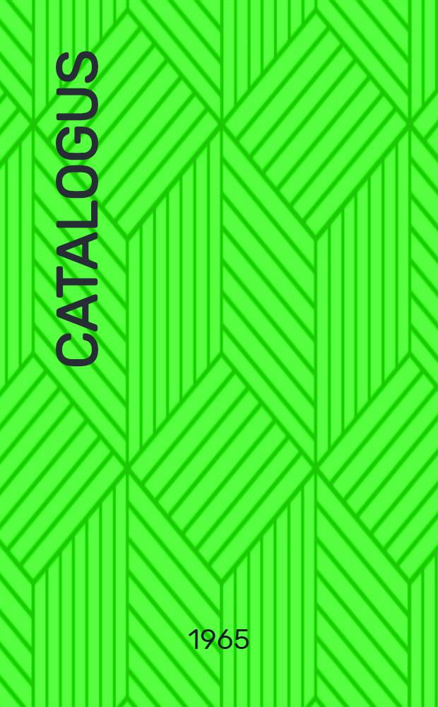 [Catalogus]