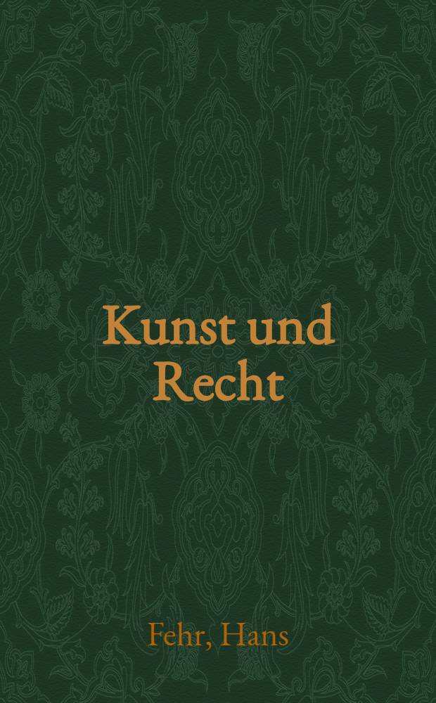 Kunst und Recht