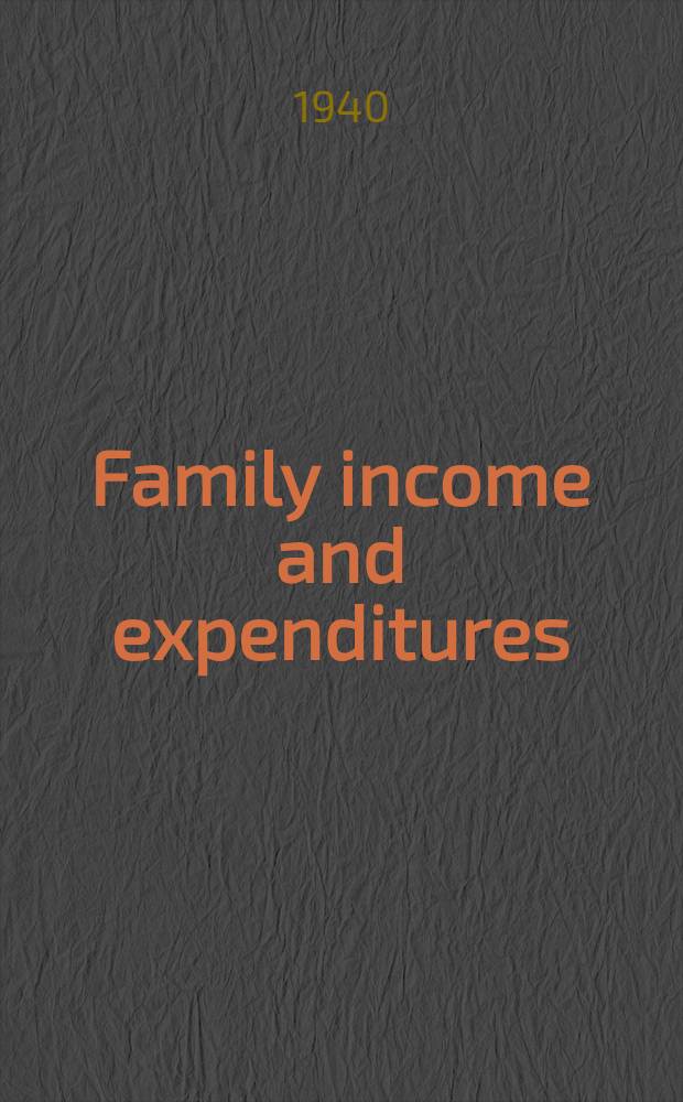Family income and expenditures : Middle Atlantic and North central region and New England region
