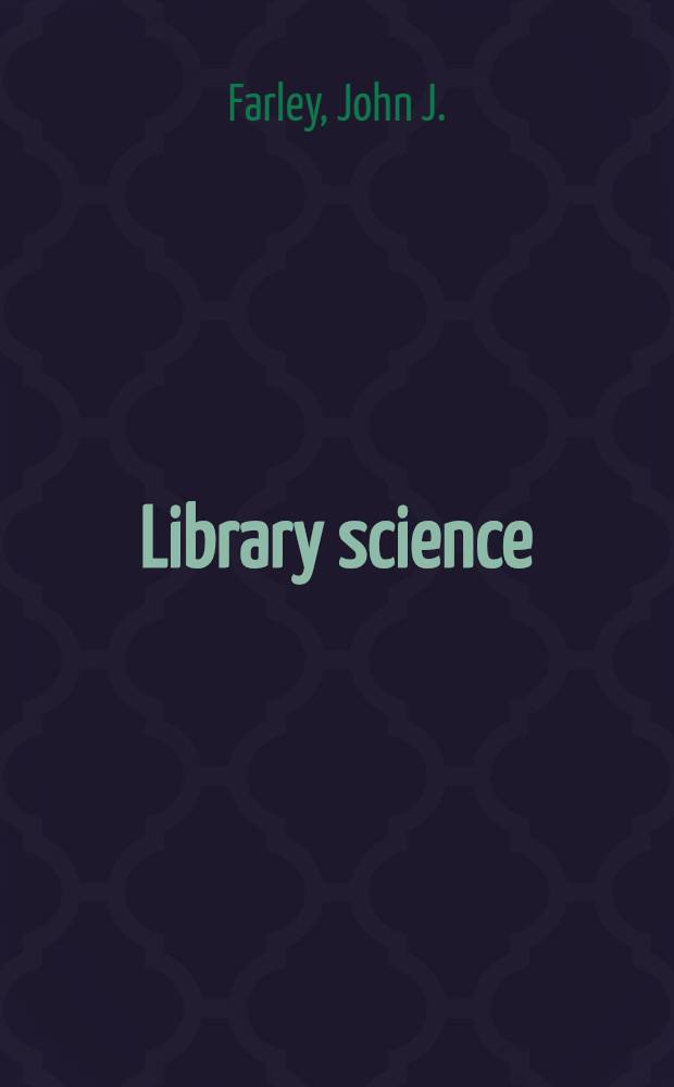 Library science