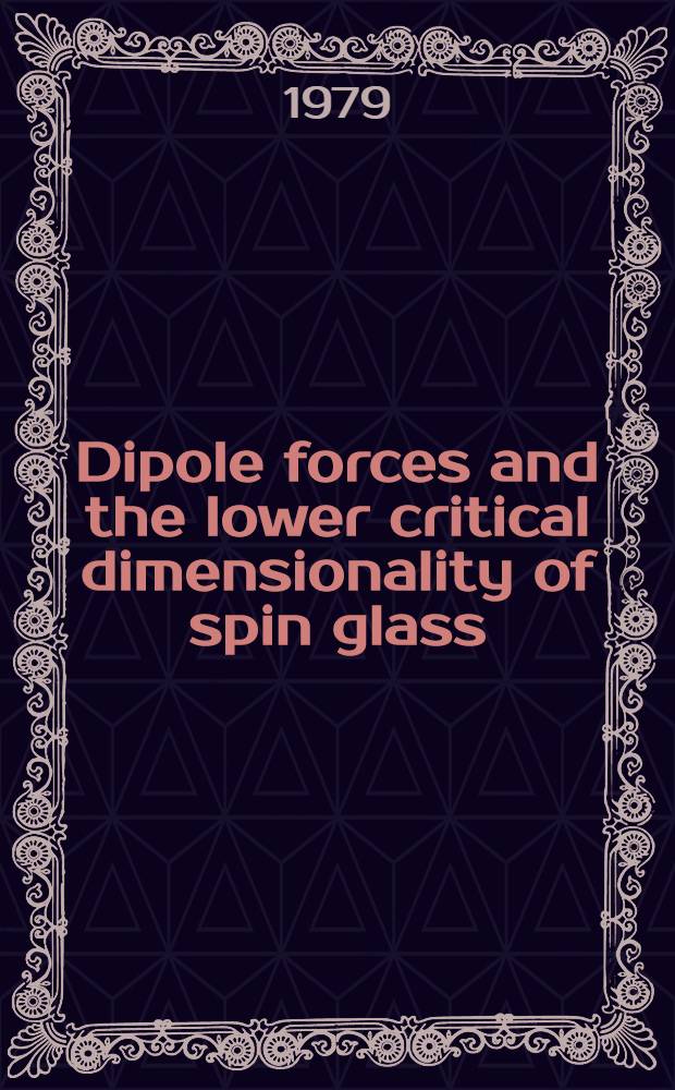 Dipole forces and the lower critical dimensionality of spin glass