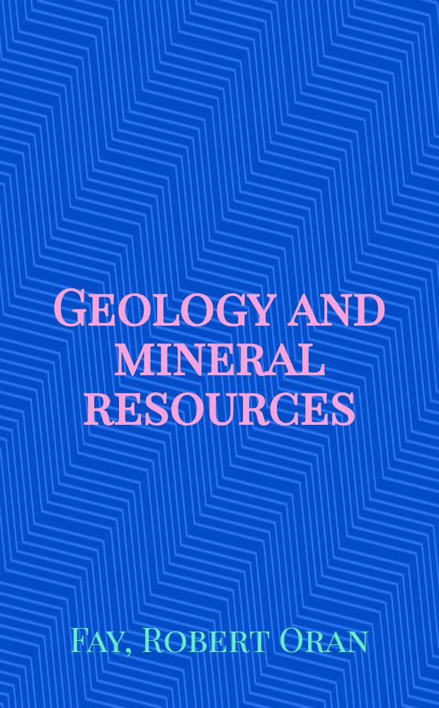 Geology and mineral resources (exclusive of petroleum) of Custer county, Oklahoma