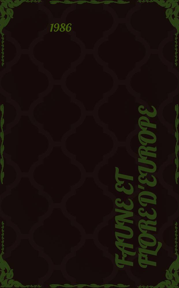 Faune et flore d'Europe