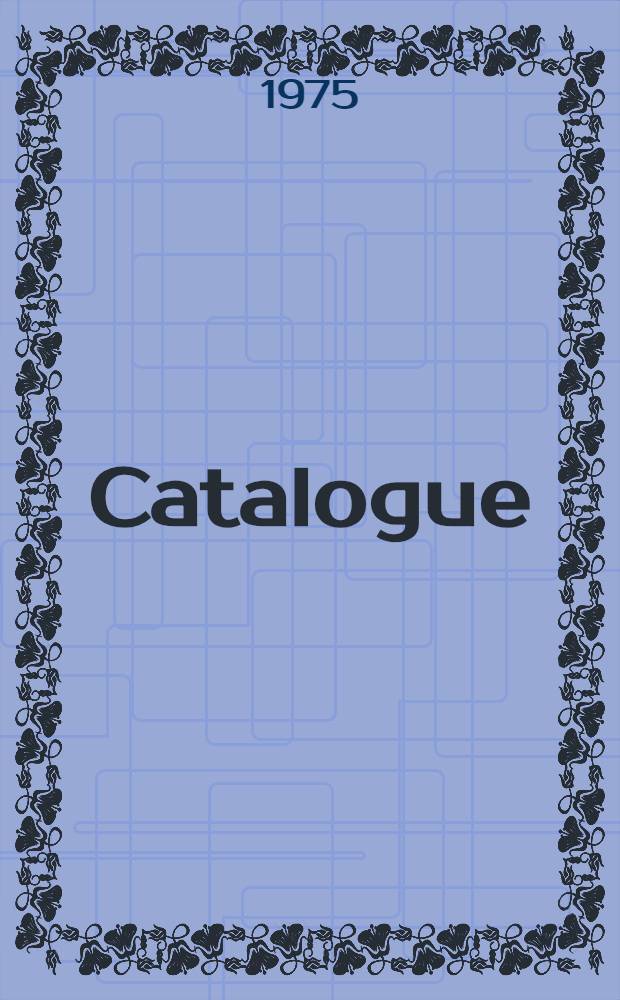[Catalogue]