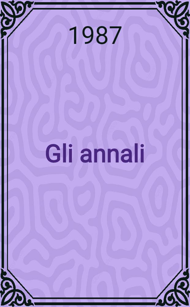 Gli annali