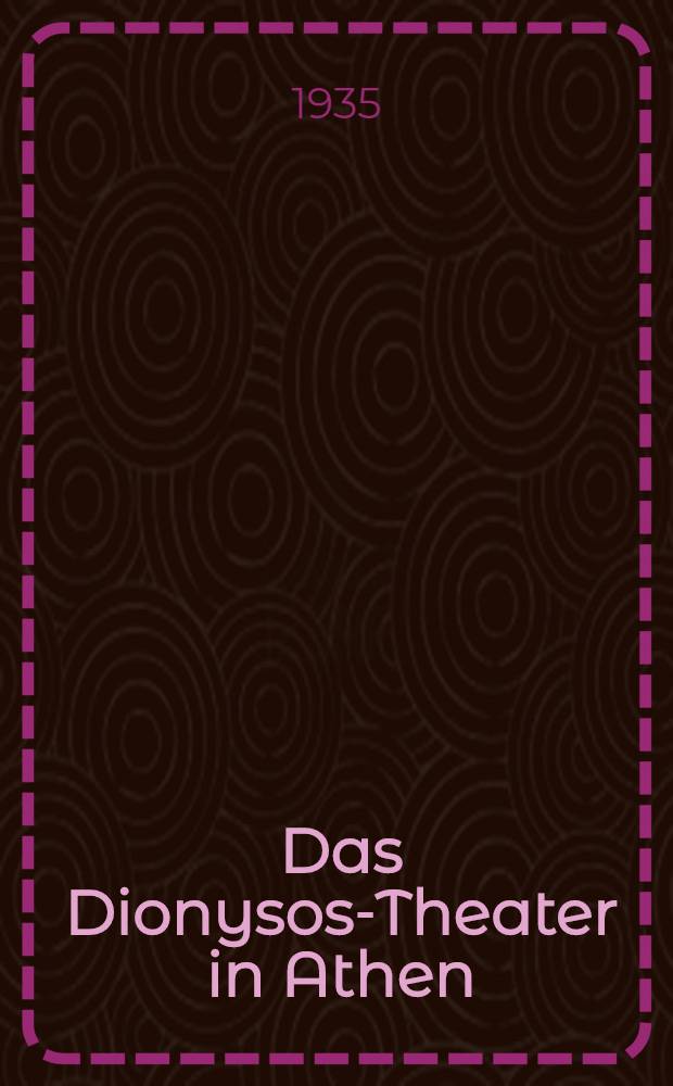 Das Dionysos-Theater in Athen