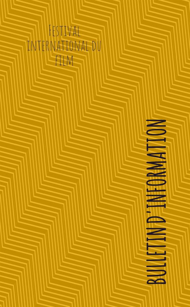 Bulletin d'information
