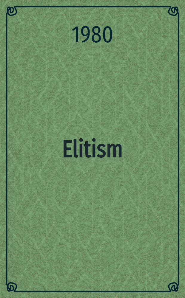 Elitism