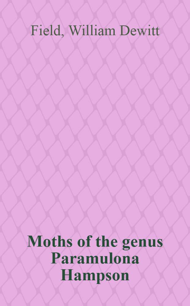 Moths of the genus Paramulona Hampson