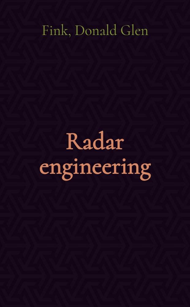 Radar engineering
