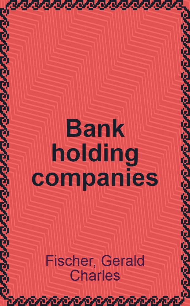 Bank holding companies