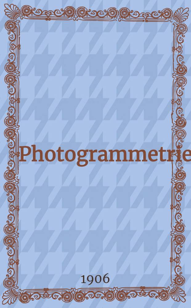 Photogrammetrie