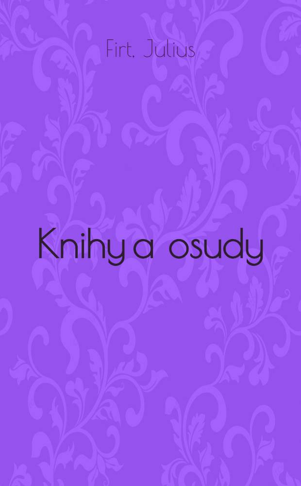Knihy a osudy