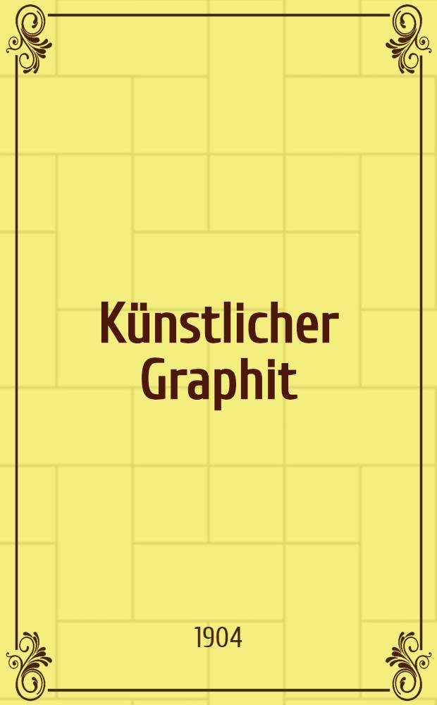Künstlicher Graphit