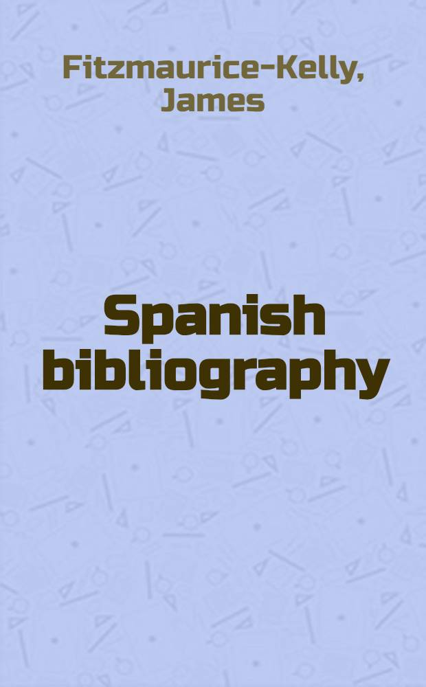 Spanish bibliography