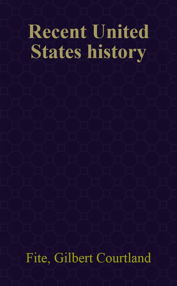 Recent United States history